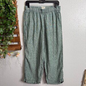 Cynthia Rowley Light Green Linen Pants